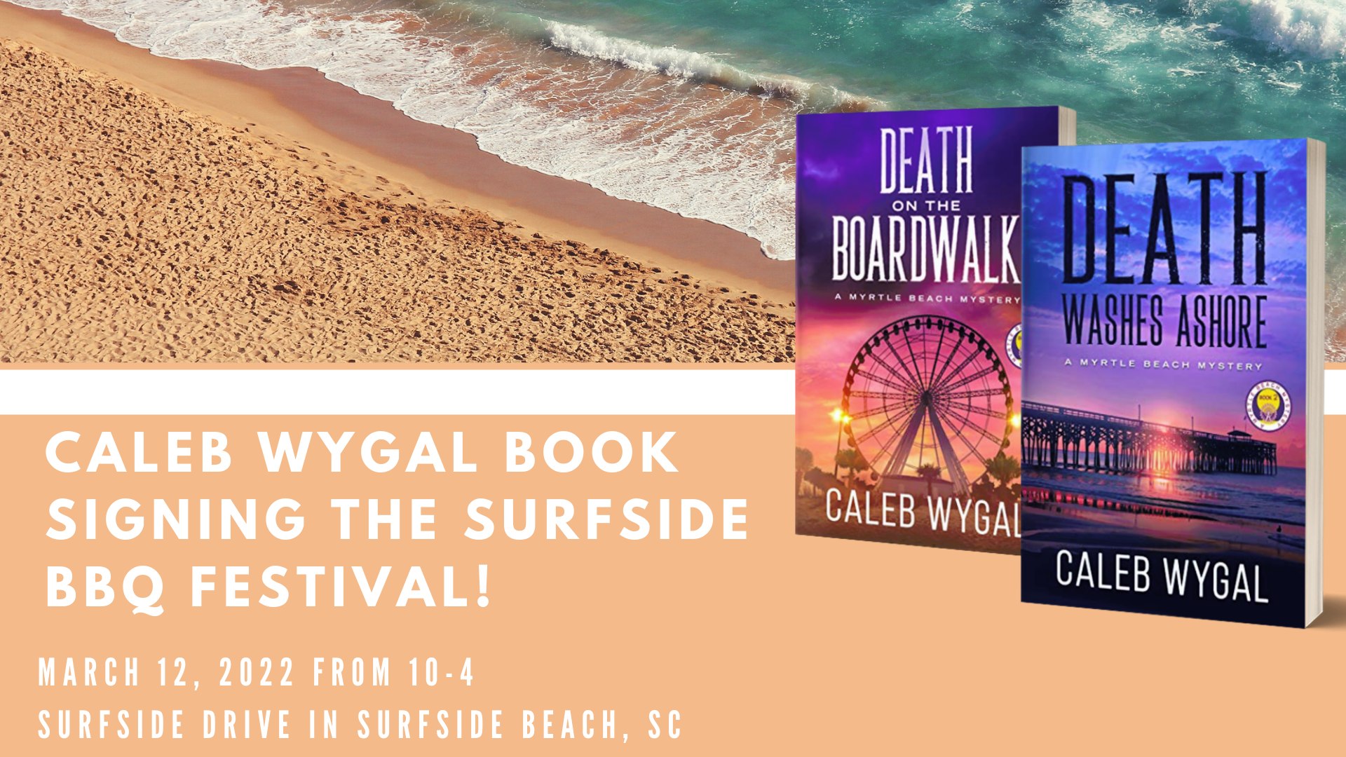 Caleb Wygal Book Signing at the Surfside BBQ Festival Caleb Wygal