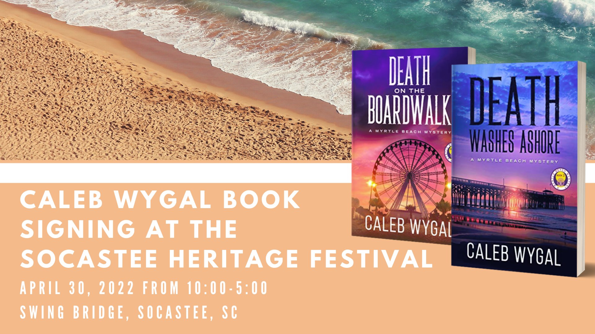 Caleb Wygal Book Signing at the Socastee Heritage Festival Caleb Wygal